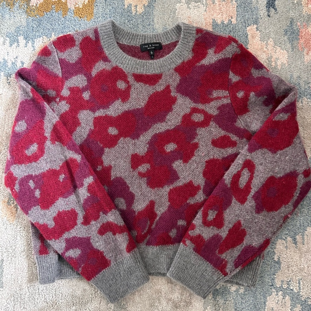 Rag & Bone Mohair Cropped Sweater